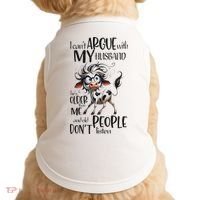 Cow I Can’T Argue With My Husband He’S Older Than Me Doggie Tank thumb 0
