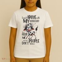 Cow I Can’T Argue With My Husband He’S Older Than Me T-Shirt thumb 4