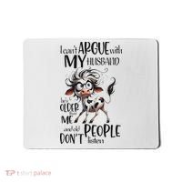 Cow I Can’T Argue With My Husband He’S Older Than Me Mousepad thumb 0