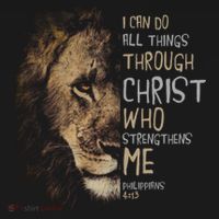 Christian I Can Do All Things Through Christ Lion Faith Women's Hoodie thumb 2