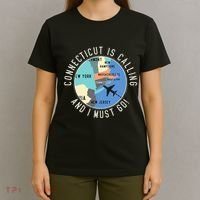 Connecticut Is Calling And I Must Go Connecticut State T-Shirt thumb 4