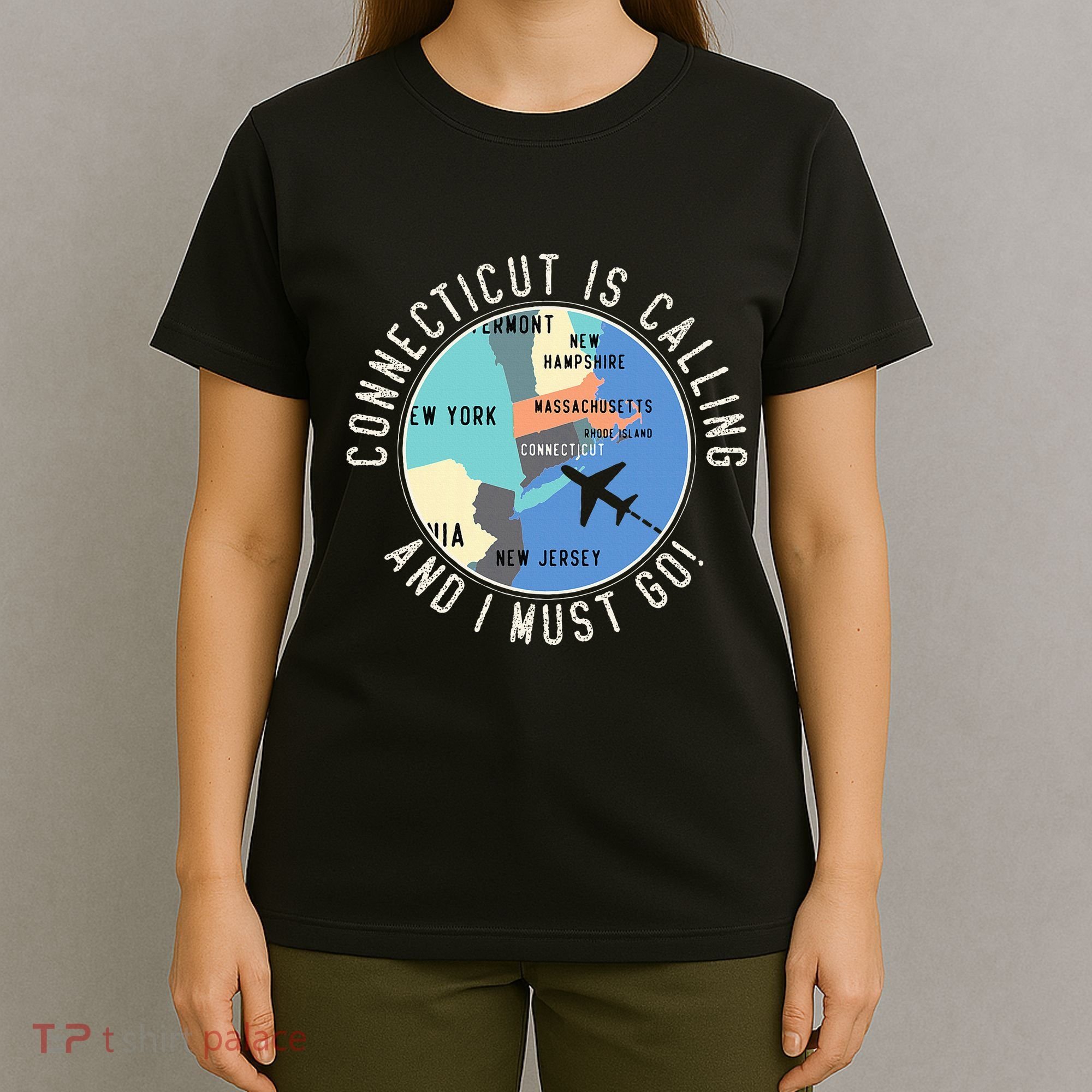 Connecticut Is Calling And I Must Go Connecticut State T-Shirt