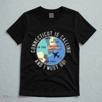 Connecticut Is Calling And I Must Go Connecticut State T-Shirt thumb 5