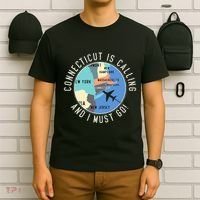 Connecticut Is Calling And I Must Go Connecticut State T-Shirt thumb 6