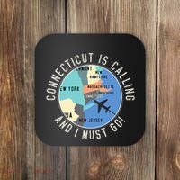Connecticut Is Calling And I Must Go Connecticut State Coaster thumb 0
