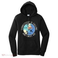 Connecticut Is Calling And I Must Go Connecticut State Women's Hoodie thumb 0