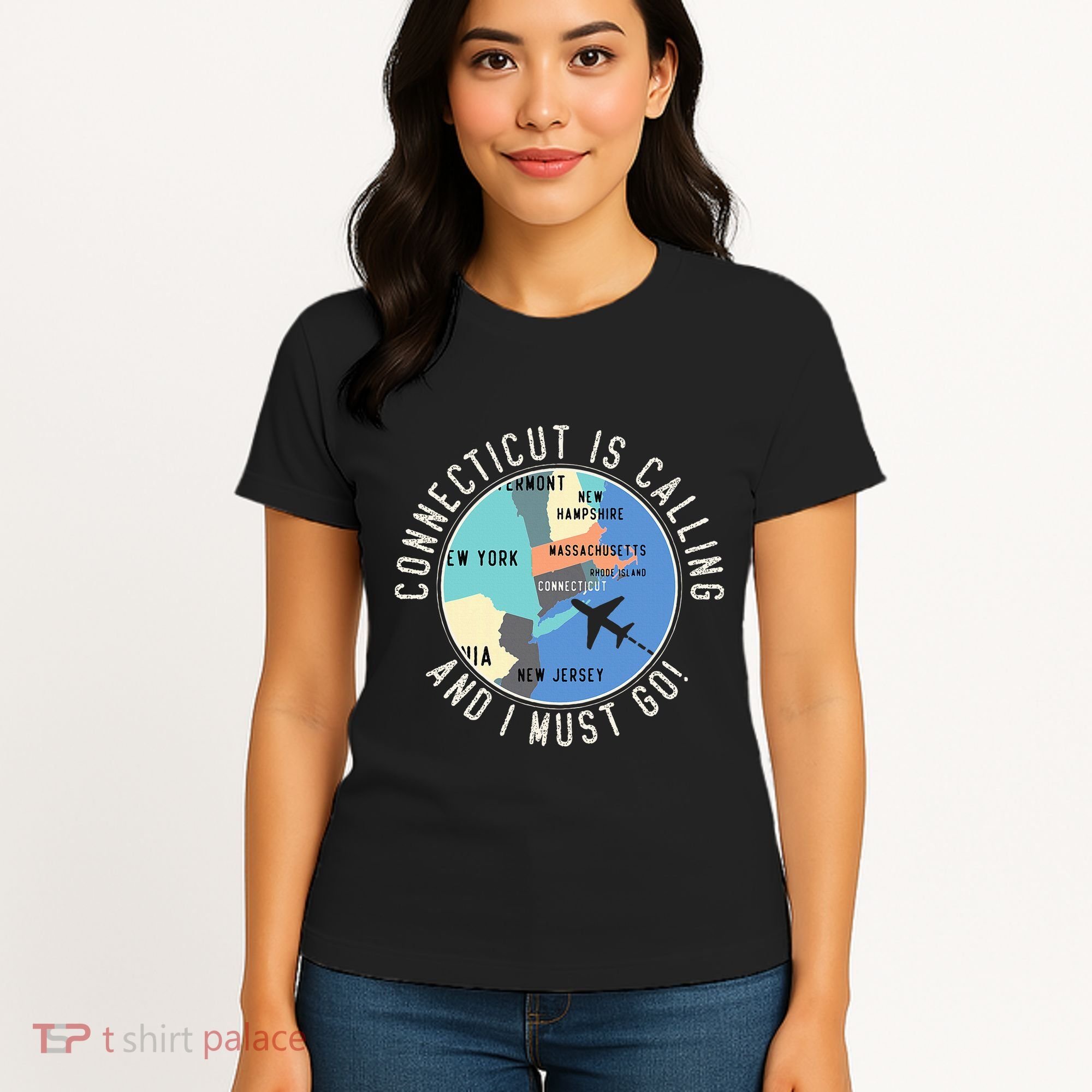 Connecticut Is Calling And I Must Go Connecticut State Women's T-Shirt