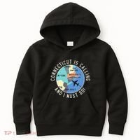 Connecticut Is Calling And I Must Go Connecticut State Kids Hoodie thumb 0