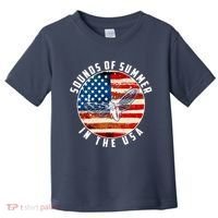 Cicadas Sounds Of Summer In The USA Flag Toddler T-Shirt thumb 0