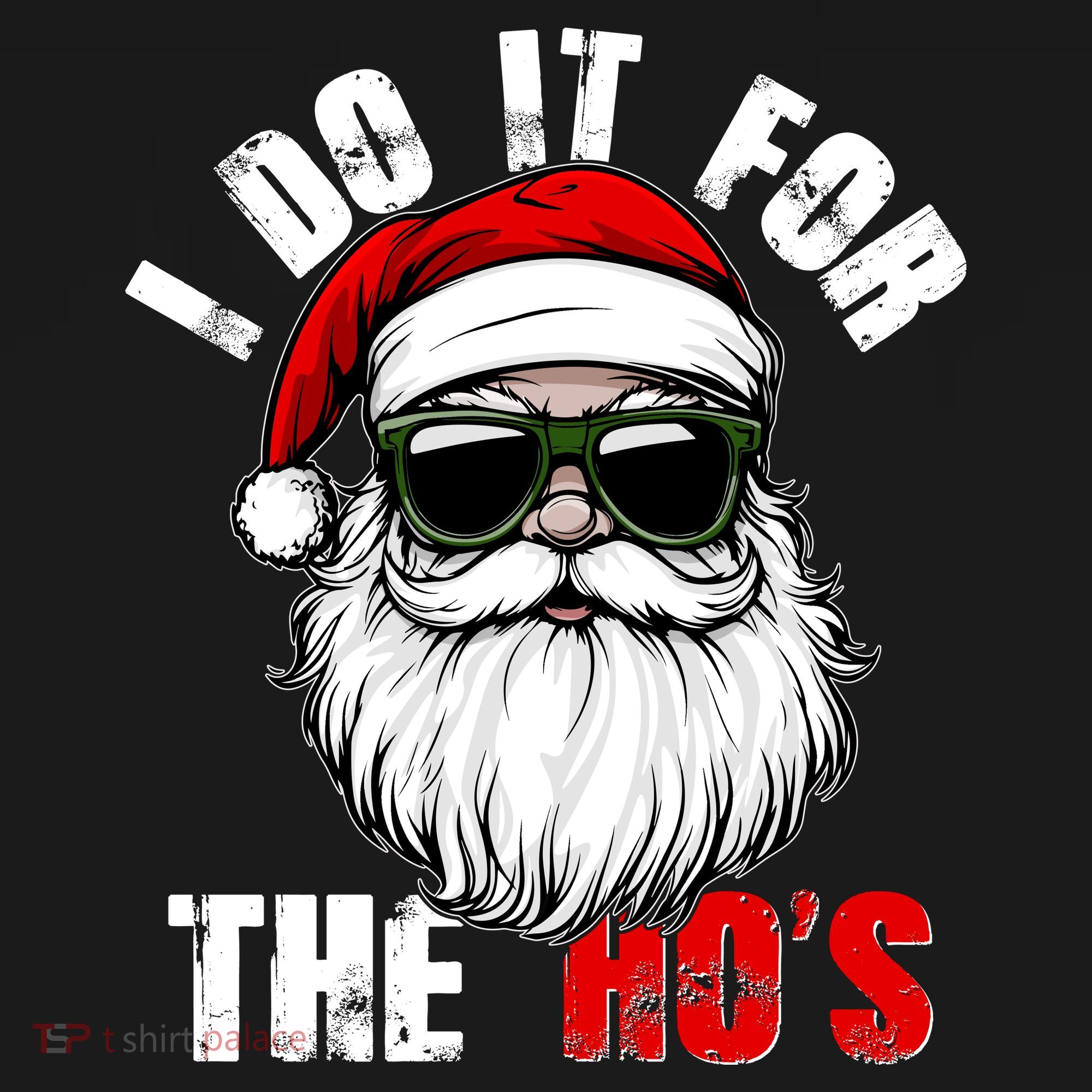 Christmas I Do It For The Hos Santa Claus Women's Tank Top