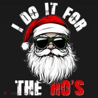 Christmas I Do It For The Hos Santa Claus Tank Top thumb 6