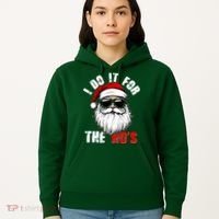Christmas I Do It For The Hos Santa Claus Hoodie thumb 5