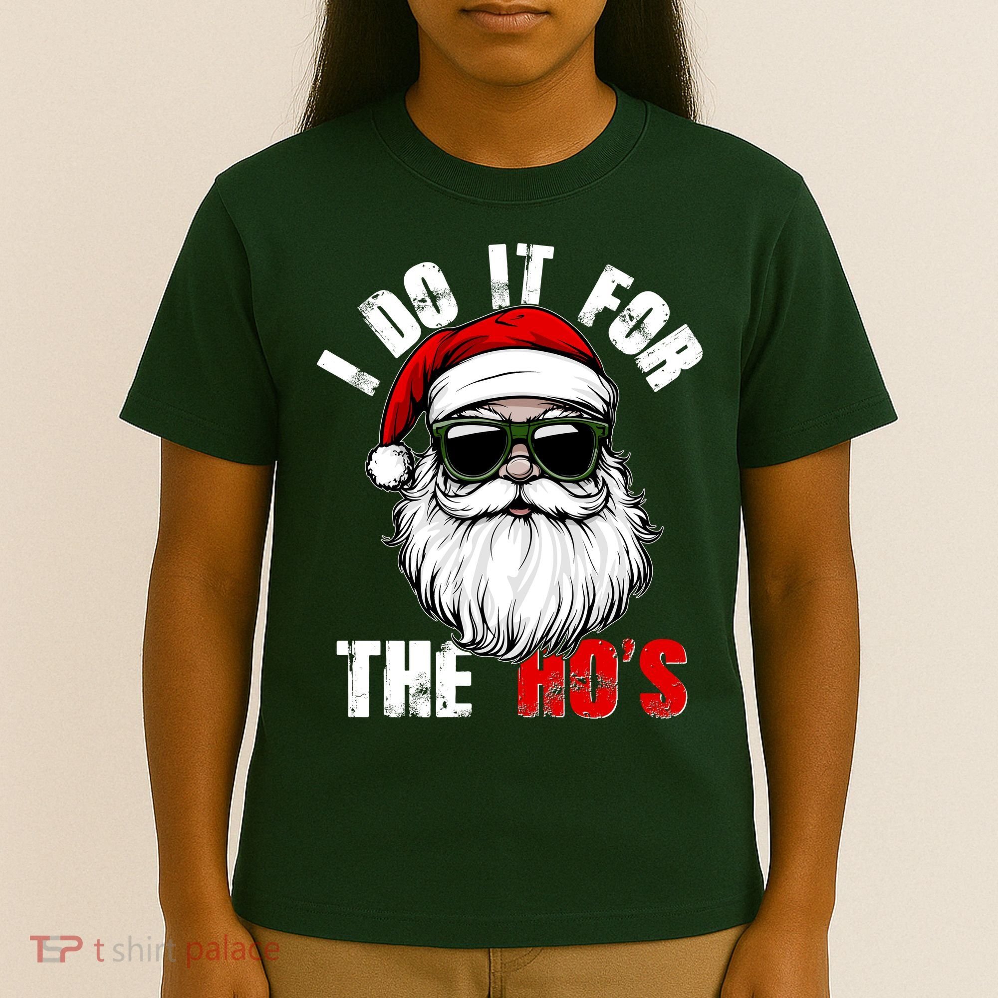 Christmas I Do It For The Hos Santa Claus T-Shirt
