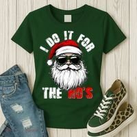 Christmas I Do It For The Hos Santa Claus Women's T-Shirt thumb 3