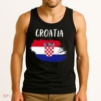 Croatia Indepedence Day Croatia Flag Tank Top thumb 3