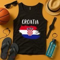 Croatia Indepedence Day Croatia Flag Tank Top thumb 4