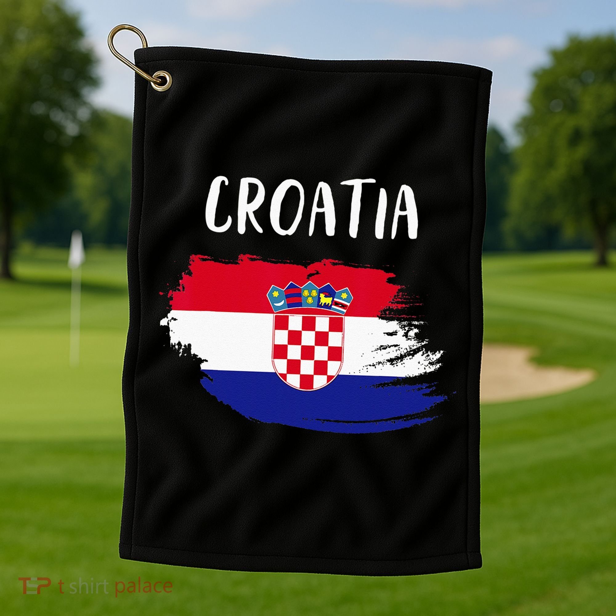 Croatia Indepedence Day Croatia Flag Golf Towel