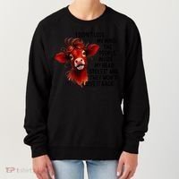 Cow I DidnT Lose My Mind The People Inside My Head Stole It Women's Sweatshirt thumb 0