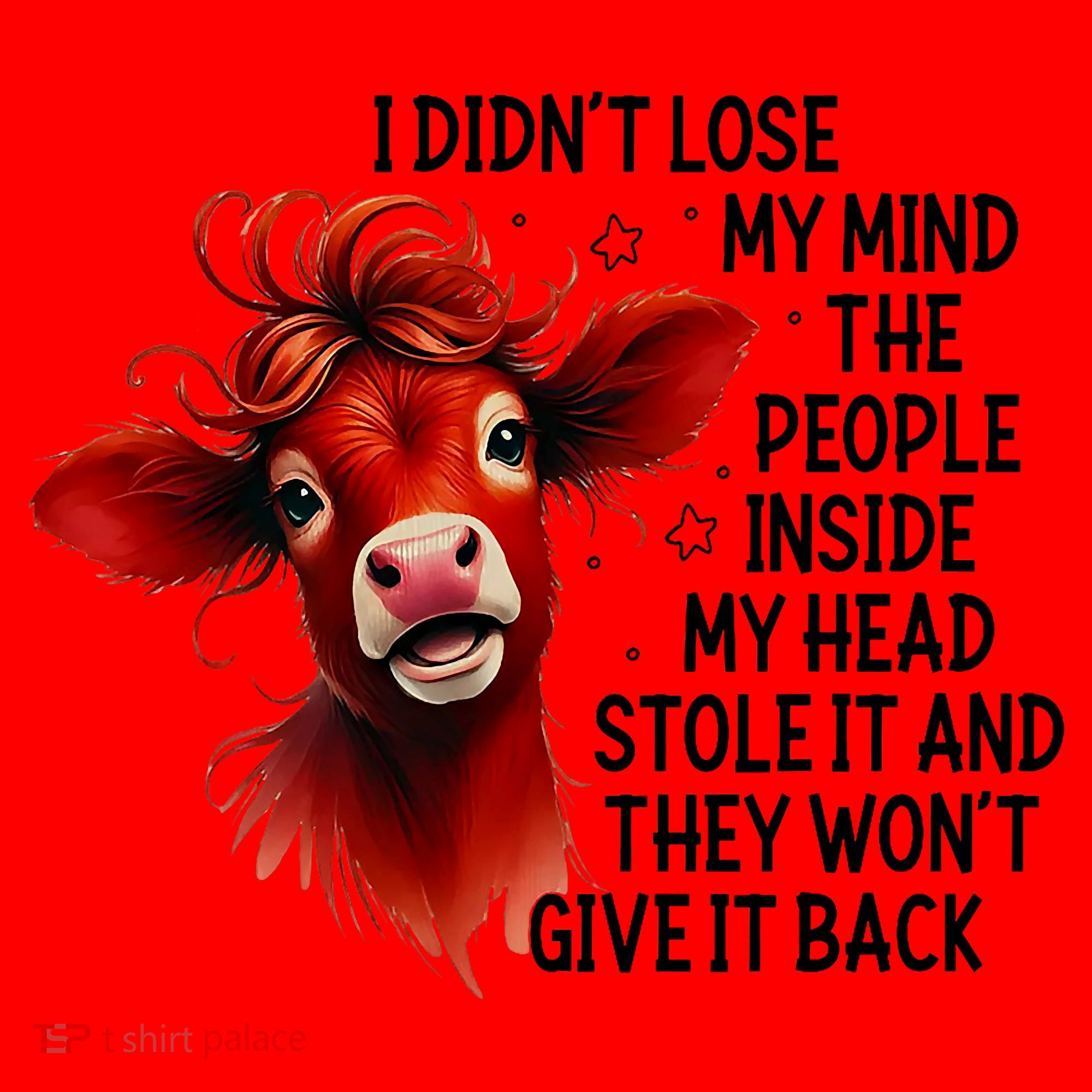 Cow I DidnT Lose My Mind The People Inside My Head Stole It Santa Hat