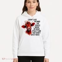 Cow I DidnT Lose My Mind The People Inside My Head Stole It Hoodie thumb 5