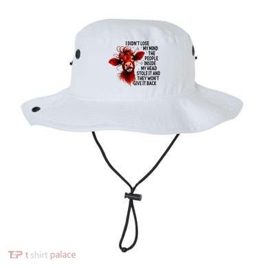 Cow I DidnT Lose My Mind The People Inside My Head Stole It Bucket Hat