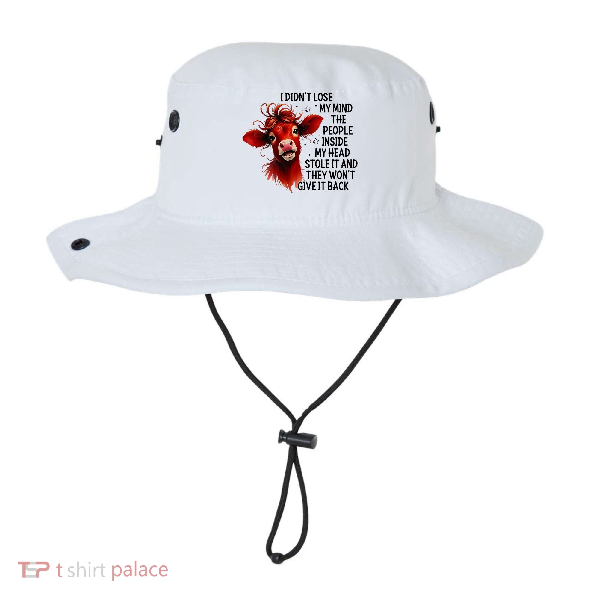 Cow I DidnT Lose My Mind The People Inside My Head Stole It Bucket Hat