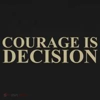 Courage Is Decision Polo thumb 3