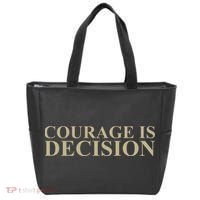 Courage Is Decision Tote Bag thumb 0