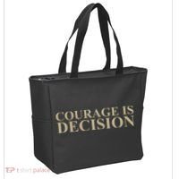 Courage Is Decision Tote Bag thumb 2