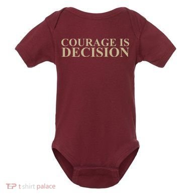 Courage Is Decision Baby Bodysuit