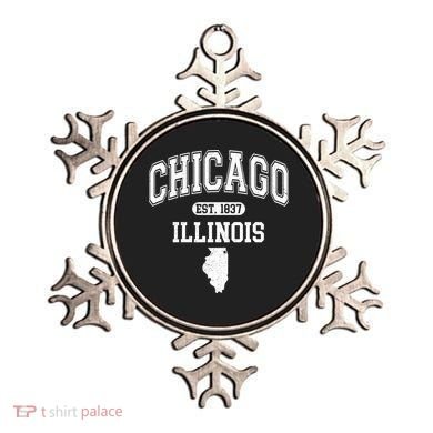 Chicago Illinois Est 1837 Varsity Ornament