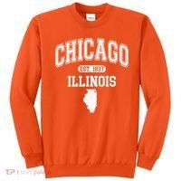 Chicago Illinois Est 1837 Varsity Sweatshirt thumb 0
