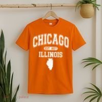 Chicago Illinois Est 1837 Varsity T-Shirt thumb 2