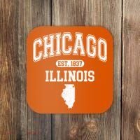 Chicago Illinois Est 1837 Varsity Coaster thumb 0