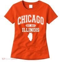 Chicago Illinois Est 1837 Varsity Women's T-Shirt thumb 0