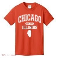 Chicago Illinois Est 1837 Varsity Kids T-Shirt thumb 0