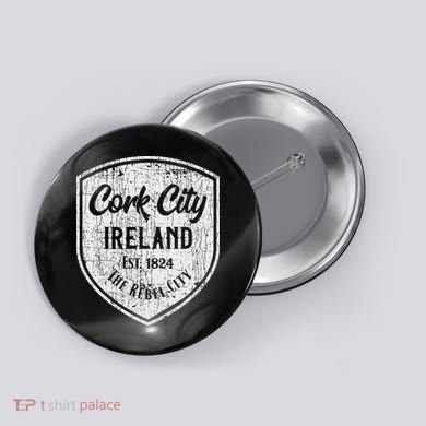 Cork, Ireland Eire Gift Irish Ancestry Heritage Button