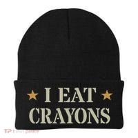 Cute I Eat Crayons Proud Eater Officer Squad Military Corp Beanie thumb 0