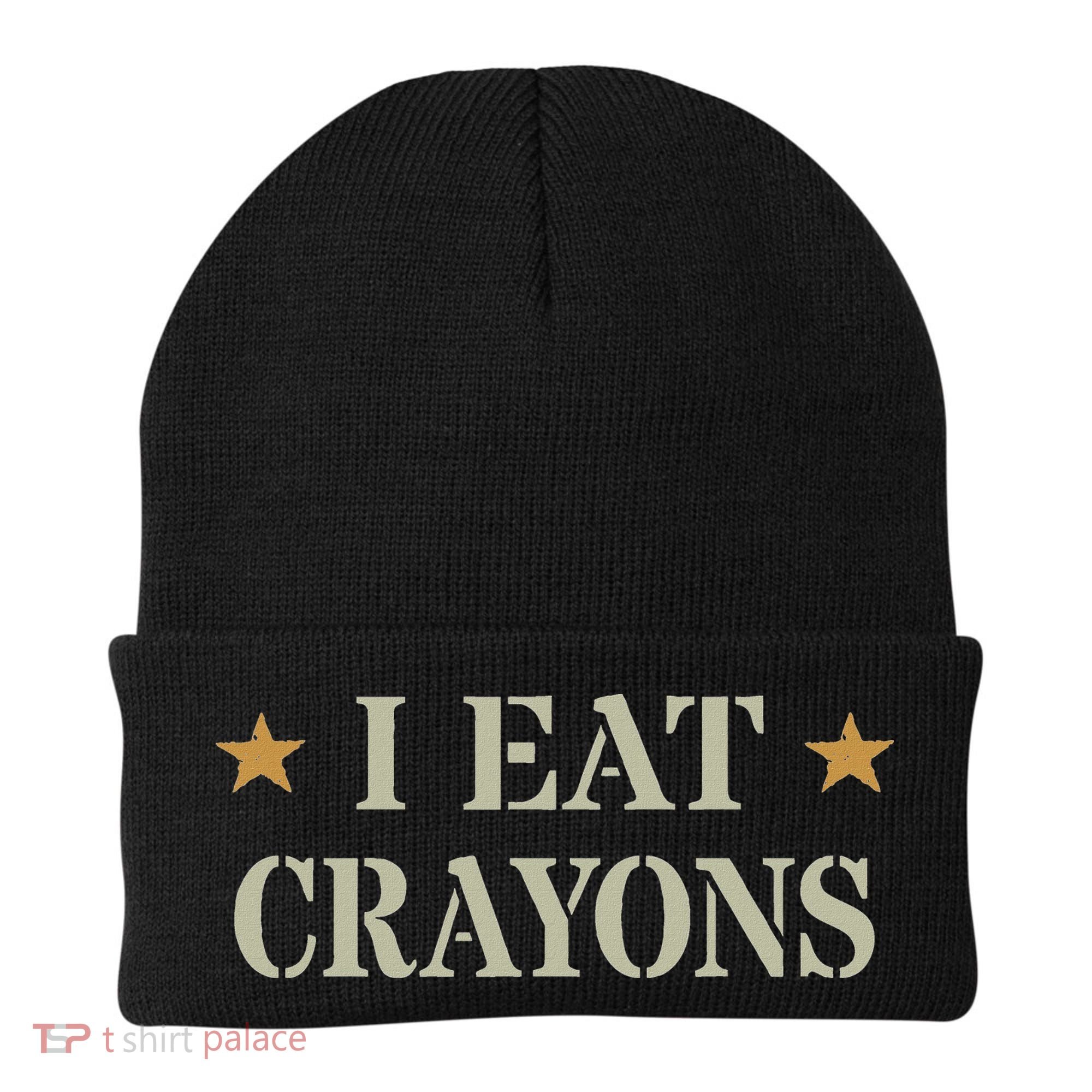 Cute I Eat Crayons Proud Eater Officer Squad Military Corp Beanie
