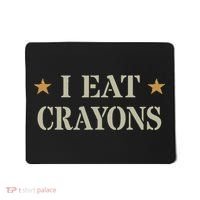 Cute I Eat Crayons Proud Eater Officer Squad Military Corp Mousepad thumb 0