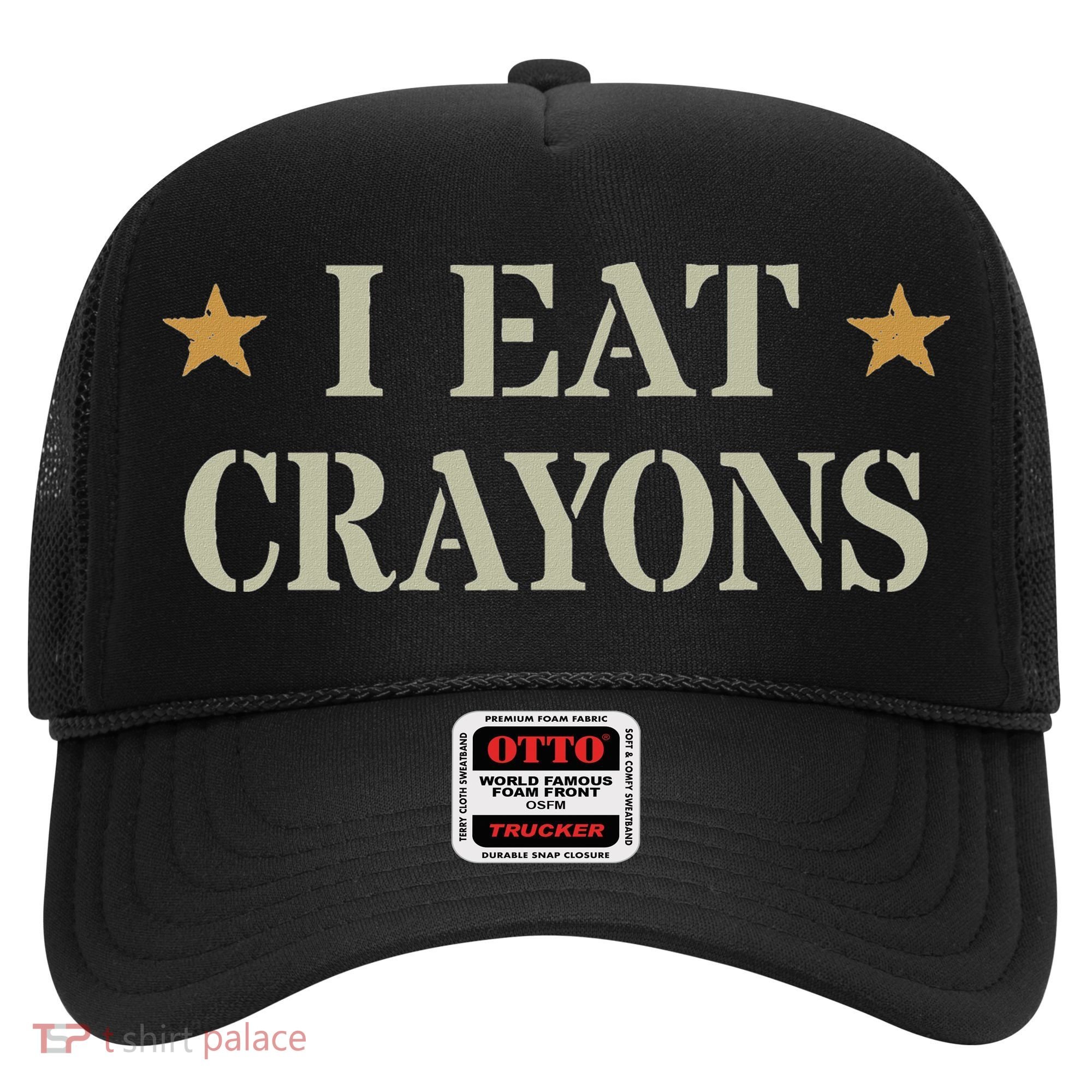 Cute I Eat Crayons Proud Eater Officer Squad Military Corp Hat