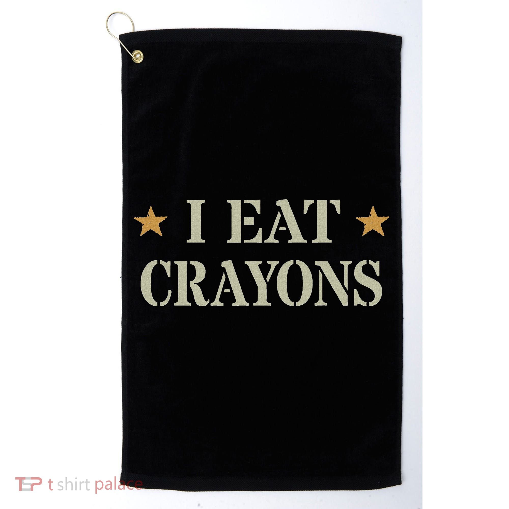 Cute I Eat Crayons Proud Eater Officer Squad Military Corp Golf Towel