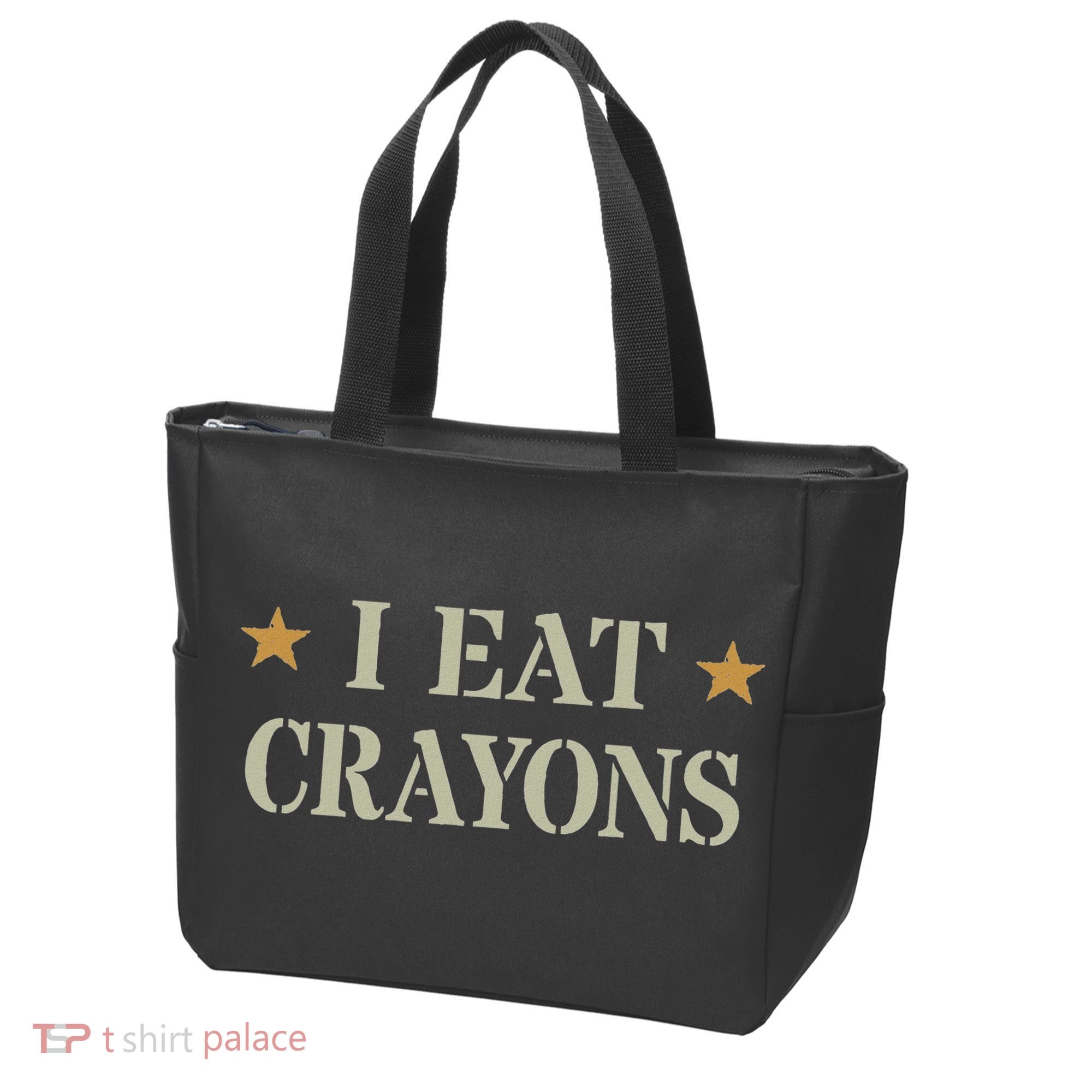Cute I Eat Crayons Proud Eater Officer Squad Military Corp Tote Bag