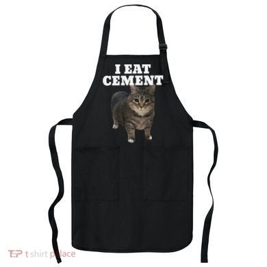 Cat I Eat Cement Apron