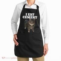 Cat I Eat Cement Apron thumb 2