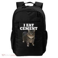 Cat I Eat Cement Backpack thumb 0