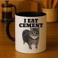 Cat I Eat Cement Coffee Mug thumb 4