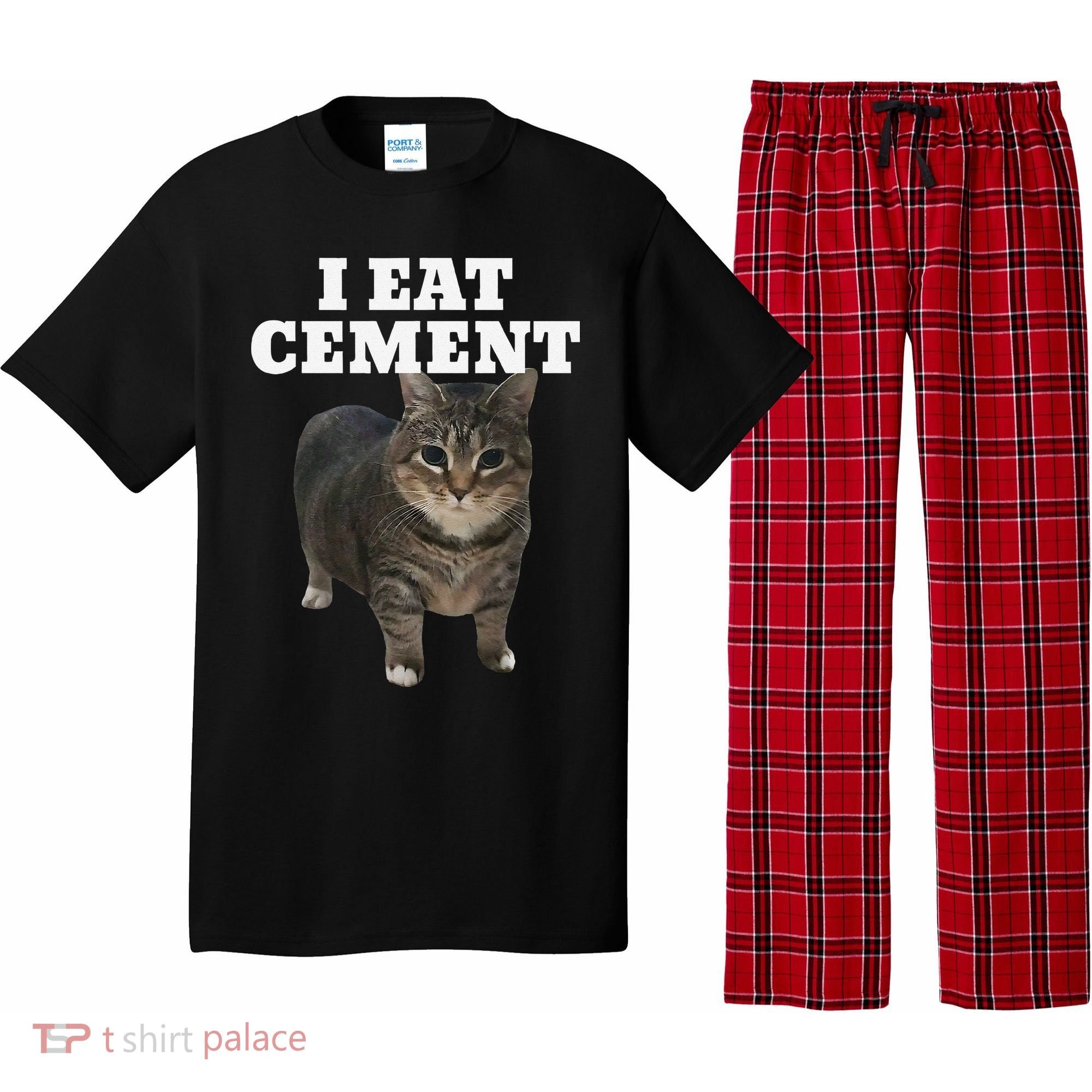 Cat I Eat Cement Pajama Set