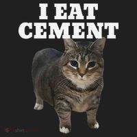 Cat I Eat Cement Hat thumb 2