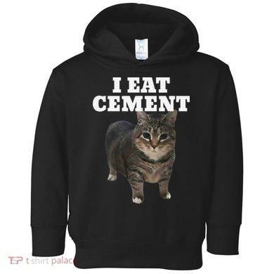 Cat I Eat Cement Toddler Hoodie